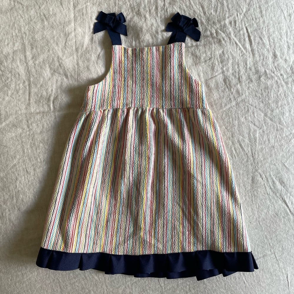 Zara Kids Rainbow Stripe Dress Size 3-4
